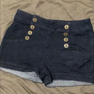 High Waist Shorts size 10. Express jeans